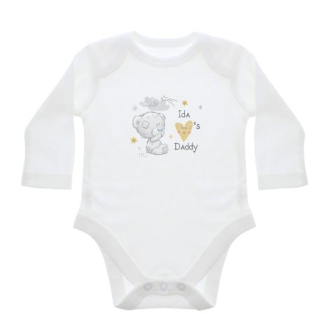 Personalised Tiny Tatty Teddy I Heart Long Sleeved Baby Vest £10.99